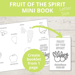 Fruit of the Spirit Activities, Fruit of the Spirit for kids, Kids crafts, Sunday School craft, Homeschool activity, Bible Crafts for kids