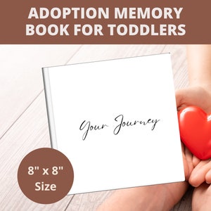 Adoption Gift, Toddler Memory Book, Adoption Baby Book, Adoption Memory Book, Adoption Journal, Adoption Shower, Printable Baby Book