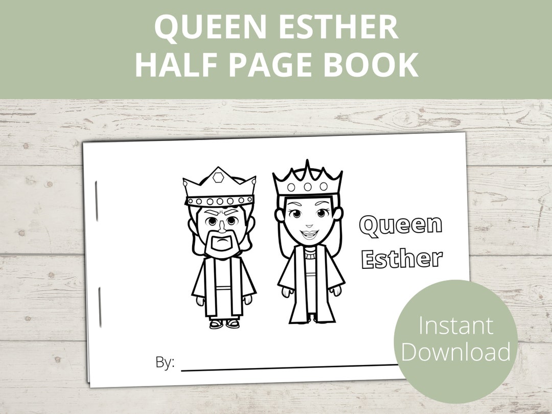 Queen Esther Craft, Sunday School Crafts, Preschool Bible, for Such a
