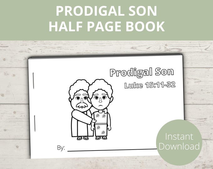 The Parable of the Prodigal Son Bible Craft and Lesson for Preschool ...