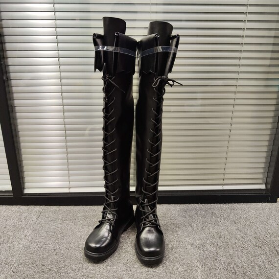 Y'shtola Shoes Cosplay Final Fantasy XIV Women Boots Black Etsy
