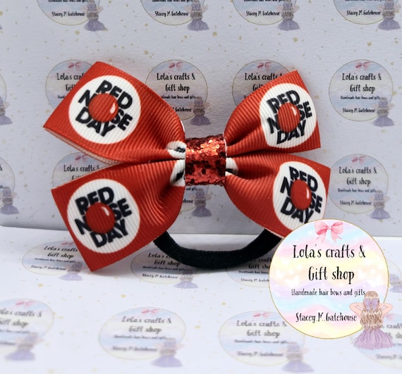 Red nose day the regular ribbon bows comic relief bows