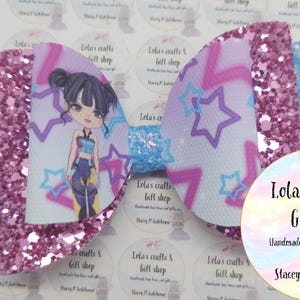 Kpop demon hunter inspired hair bows. Hair Accessory Style 15