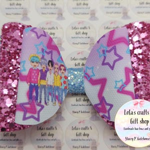 Kpop demon hunter inspired hair bows. Hair Accessory Style 6