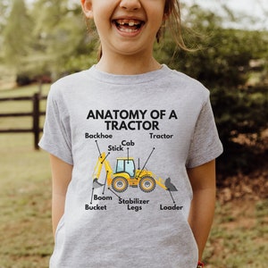 Anatomy of a Tractor Shirt, Shirt for Farm Lover, Funny Tractor Tee,Gift for Tractor Lover, Tractor Enthusiast,Construction Theme,Barn Shirt
