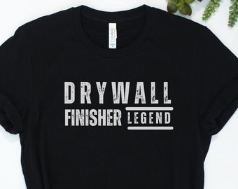 Drywall T-Shirt, Drywall Installation, Drywaller Gift, Drywall Shirt, Drywall Finisher, Hanging Drywall, Handyman TShirt, Funny Construction