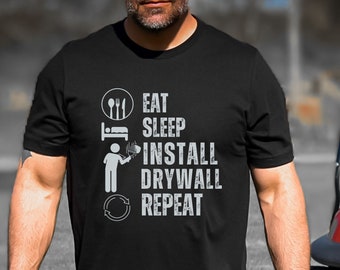 Drywall Gift, Drywall Finisher, Drywall T-Shirt, Drywall Installation, Drywaller Gift, Hanging Drywall, Handyman TShirt, Funny Construction