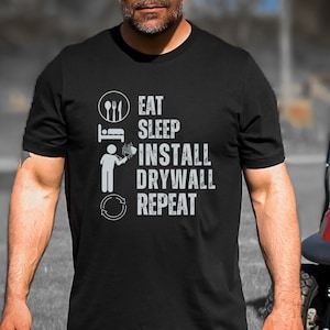 Drywall Gift, Drywall Finisher, Drywall T-Shirt, Drywall Installation, Drywaller Gift, Hanging Drywall, Handyman TShirt, Funny Construction