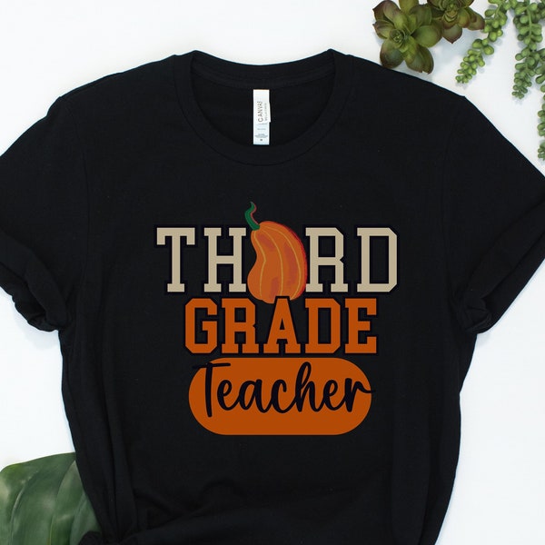 Third Grade Teacher Shirt, Fun and Creative Tee, Whimsical Teacher Third Grade Shirt For Educators, Enchanting Third Grade Teacher Shirt