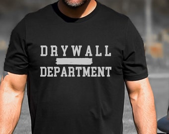 Drywall T-Shirt, Drywall Installation, Drywaller Gift, Drywall Shirt, Drywall Finisher, Hanging Drywall, Handyman TShirt, Funny Construction