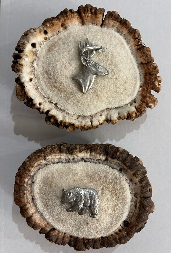 Handmade Elk Antler Belt Buckle Etsy