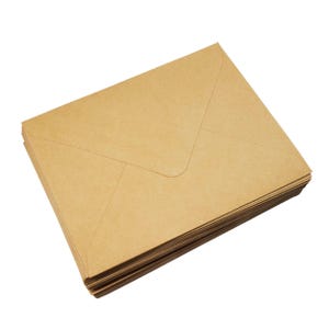 Sobres Kraft A2 - 50 sobres Kraft - Sobres marrones - Sobres para tarjetas Kraft - Sobres para tarjetas Kraft
