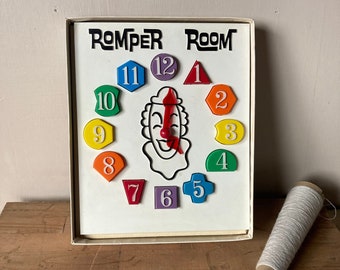 Romper Room Fun Time Puzzle Clock