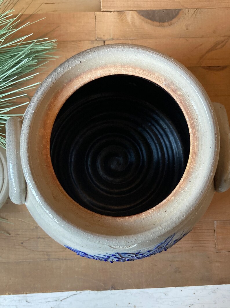 Salmon Falls Stoneware Crock Etsy