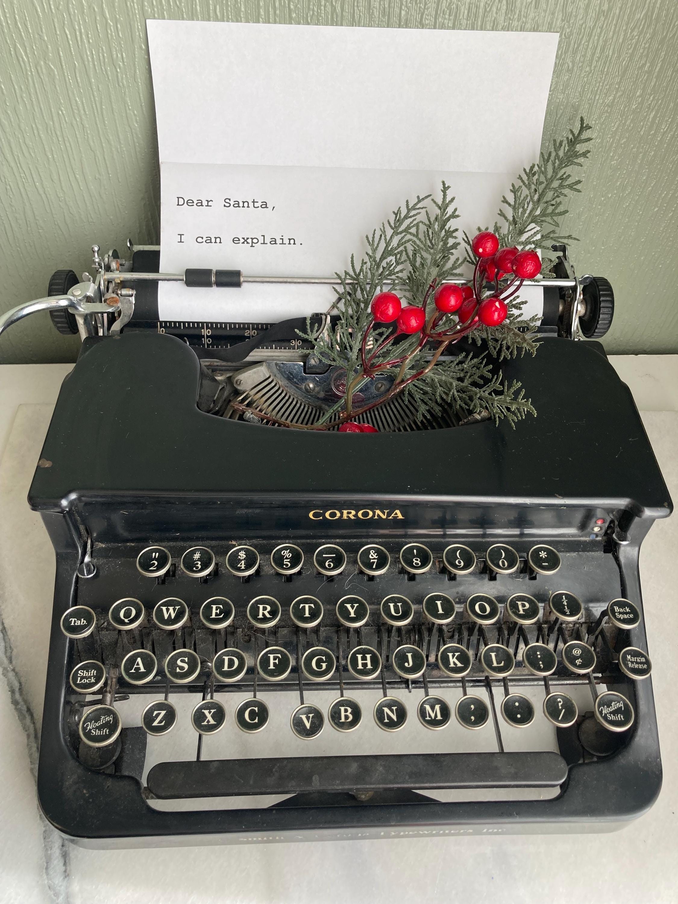 アンティーク　手動 タイプライター　Smith Corona　スミスコロナ 1940s アンティーク タイプライター Typewiters スミス コロナ