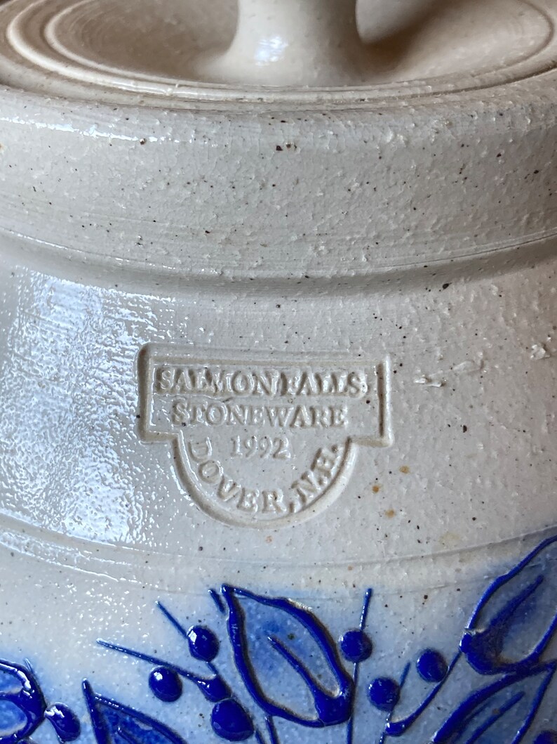 Salmon Falls Stoneware Crock Etsy