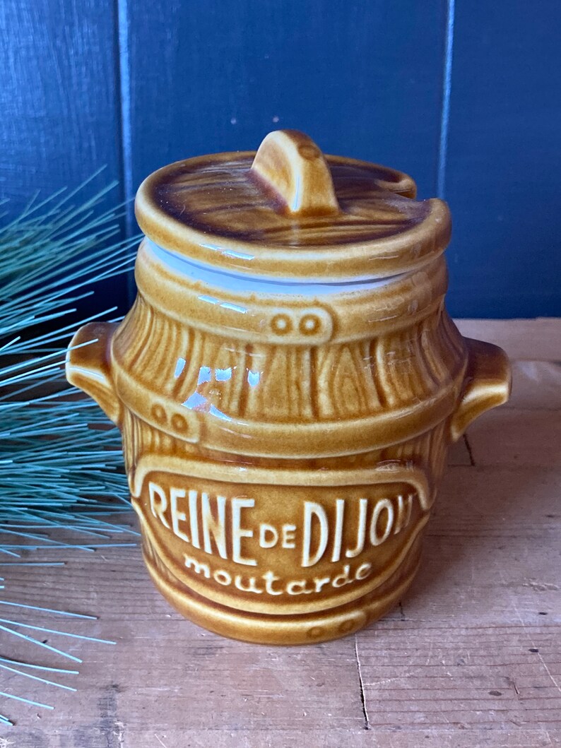 Reine De Dijon Moutarde Jar and Lid - Etsy
