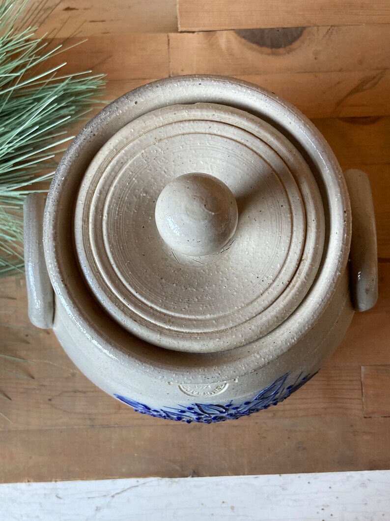 Salmon Falls Stoneware Crock Etsy