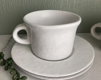 Bennington Pottery cups & saucer set