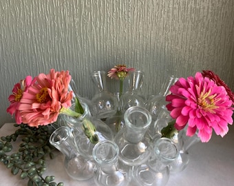 Vintage 18 bottle vase