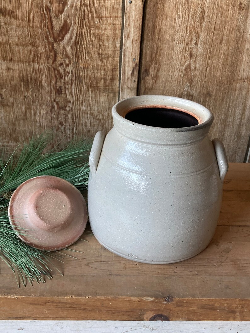 Salmon Falls Stoneware Crock Etsy