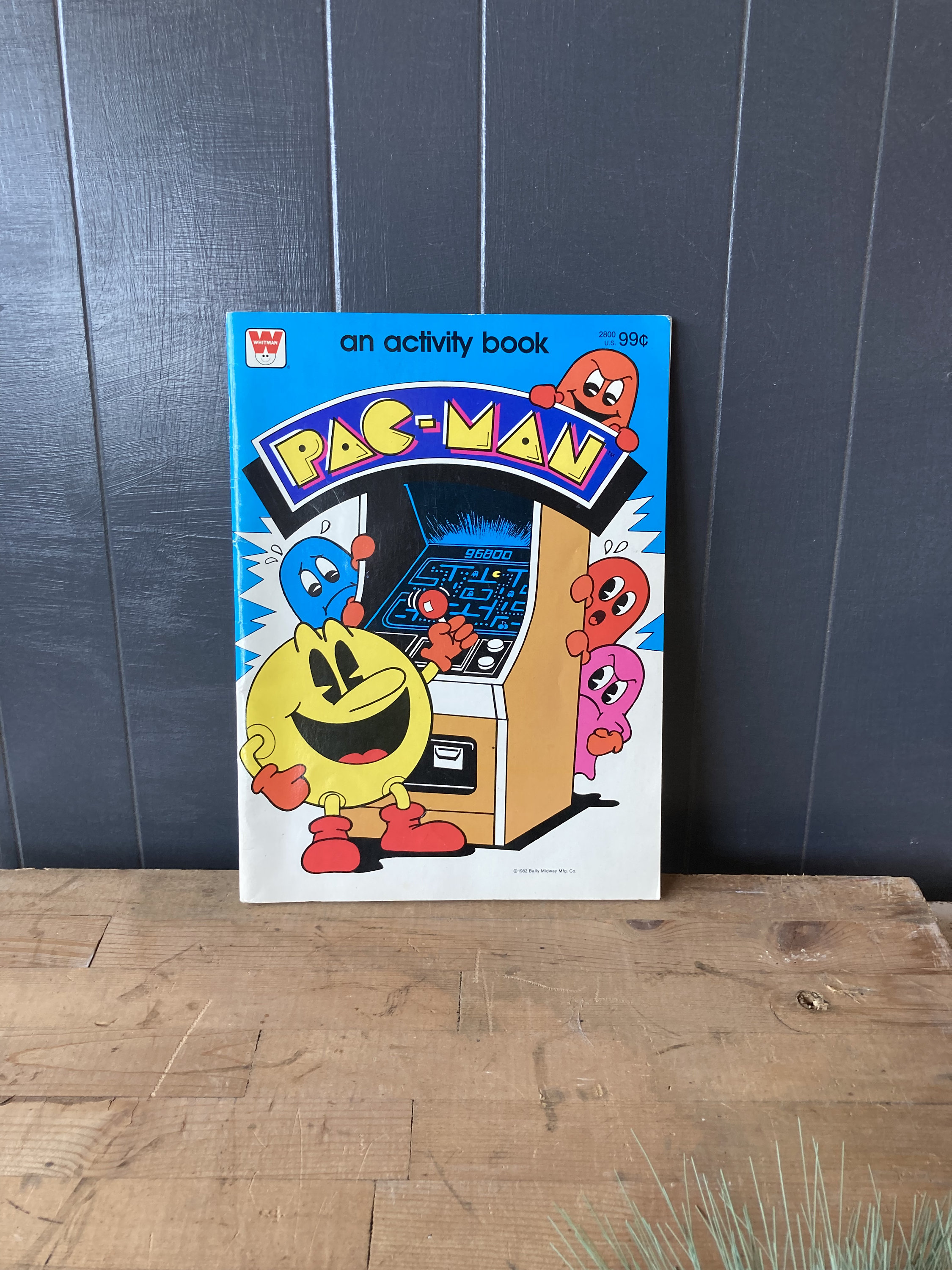 1980 PAC-MAN Puffy Stickers With Moving Eyes Vintage 80s Pac Man