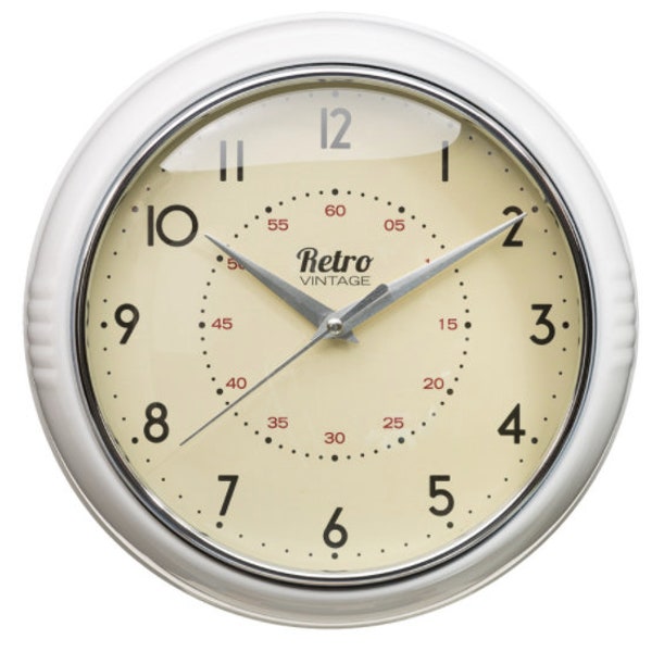 Retro Wall Clock - Etsy UK
