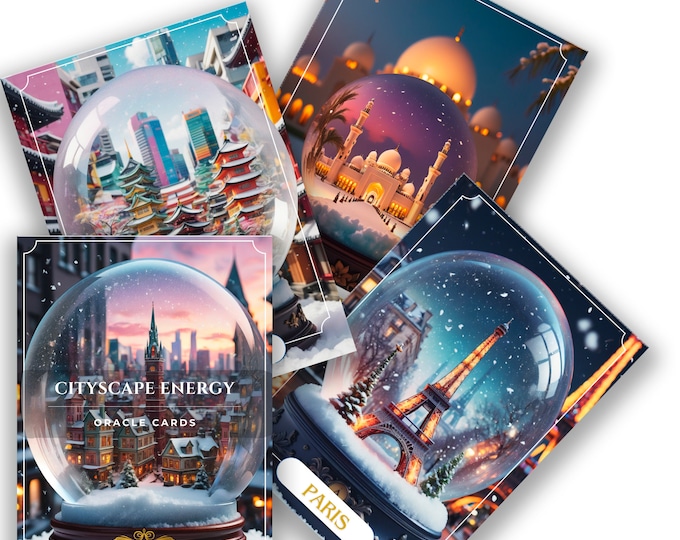 Cityscape - 57 Beautifully Designed Oracle Cards