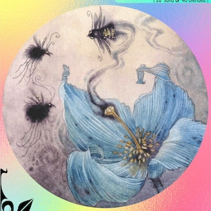 Morning Glory - Grafiek geteld Cross Stitch Patroon grafiek ambachtelijke PDF