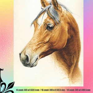 Pferd - Kreuzstichvorlage Zählmuster PDF