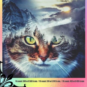 Dreaming Cat Wild Cats - Stickmuster Kreuzstichmuster PDF