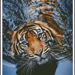 The Wild Cheetah Wild Cat Tiger Kreuzstich Anleitung PDF