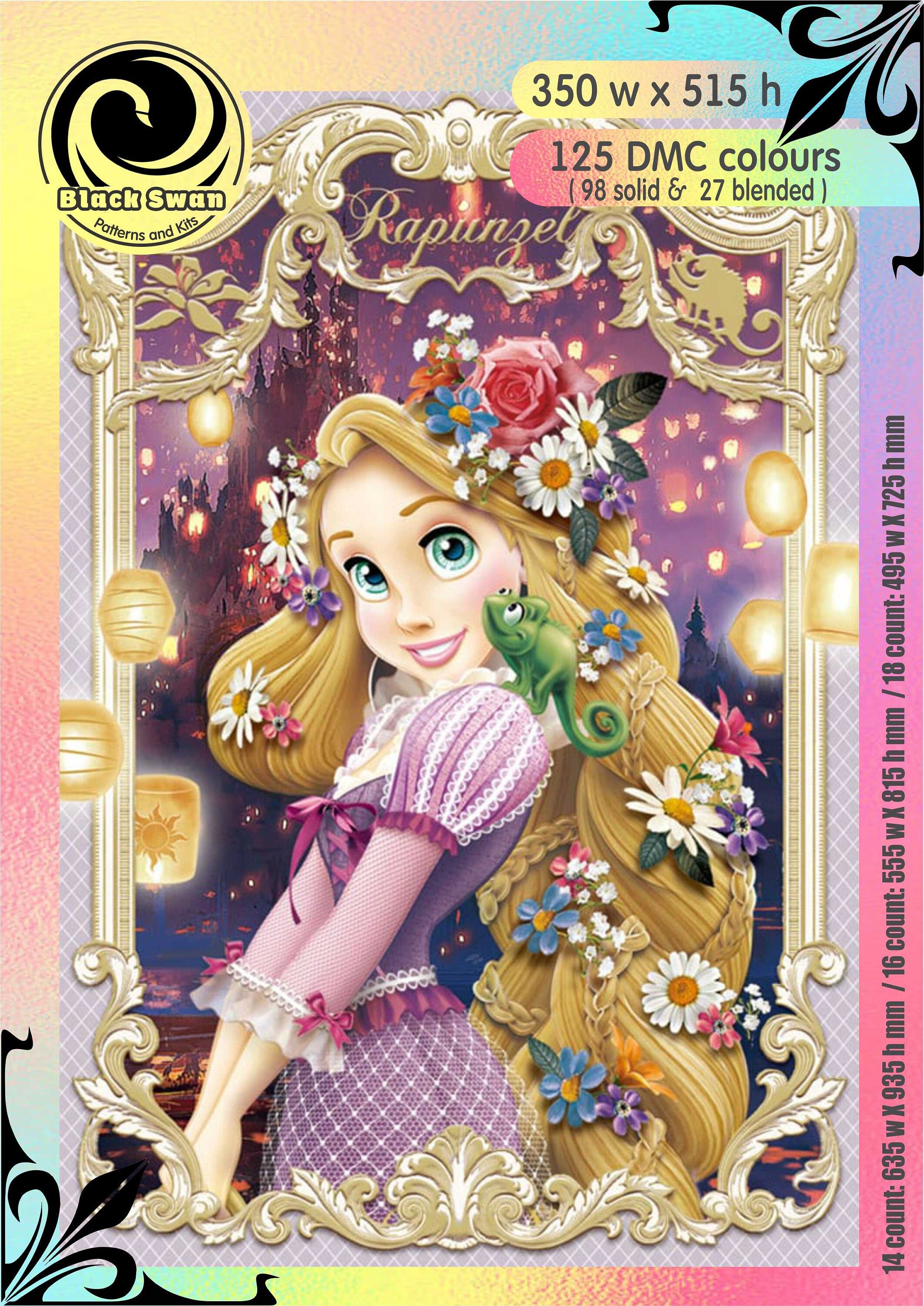 Rapunzel Cross Stitch Pattern: Festive Parade (PDF Pattern) - Etsy