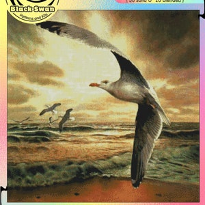 Arenque Gaivota Coruja Astral Coruja Barrada Empoleirada Árvore Genealógica Coruja Colorida-Gráfico Contado Ponto Cruz Padrão artesanato PDF