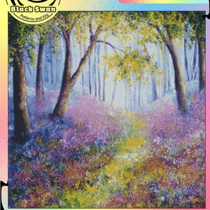 SPRING WELCOME Wooded Path in Autumn Autumn Morning The beauty of Nature - Chart Counted Cross Stitch Pattern craft PDF