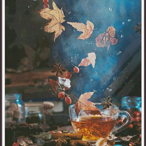 Herbst Teatime Italienisches Erbe Eleganz of form Car Transport Vichacle - Kreuzstichmuster PDF