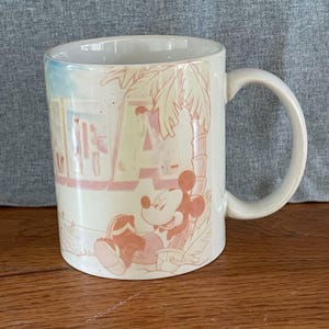 Vintage Disney Mickey Mouse Mug Set Applause Hallmark Coffee Cup Collection Retro Disney Kitchen Decor Gift for Disney Fans image 10
