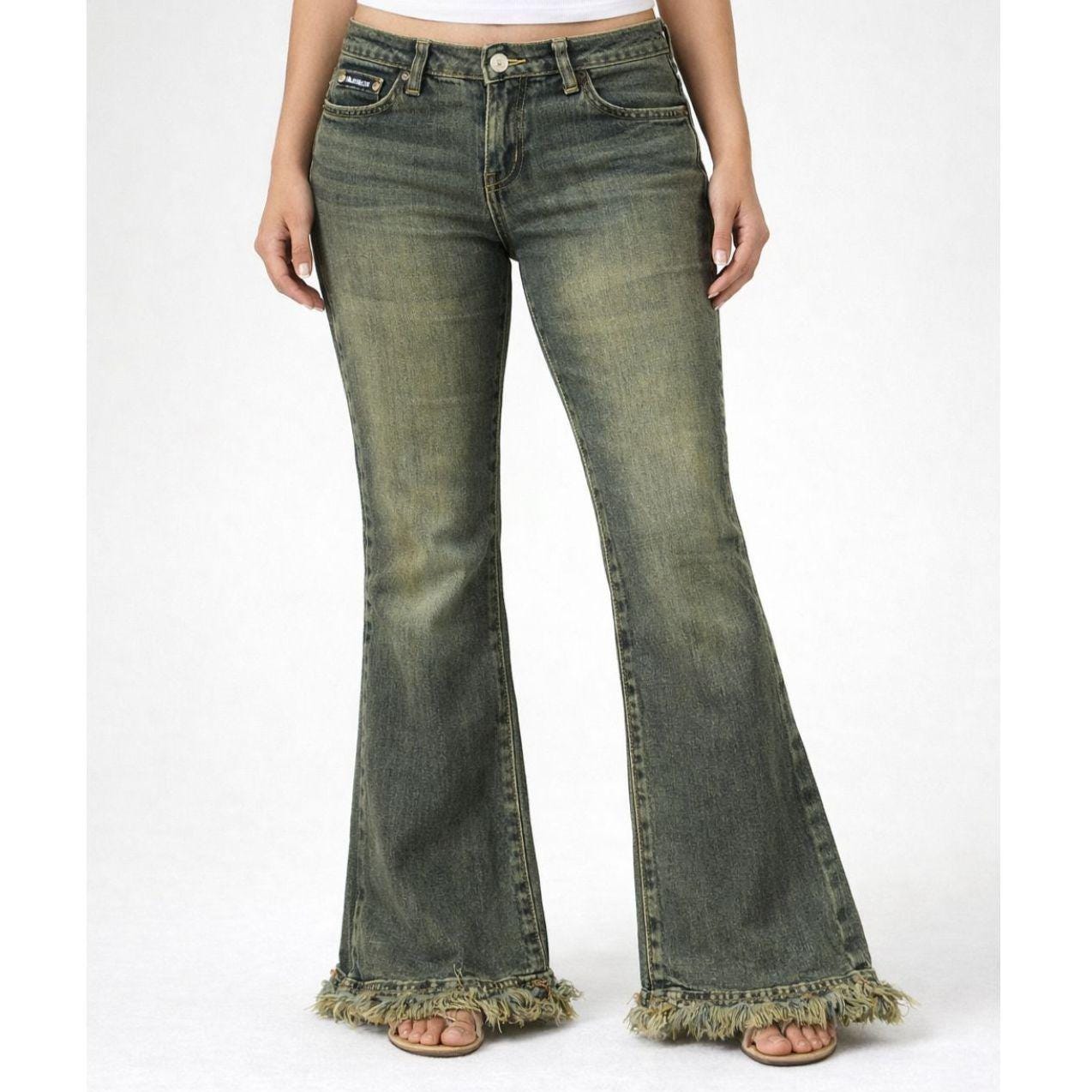 Early 00s【archive】Levis/flar denim/Y2K/grunge 2000s Low Rise 