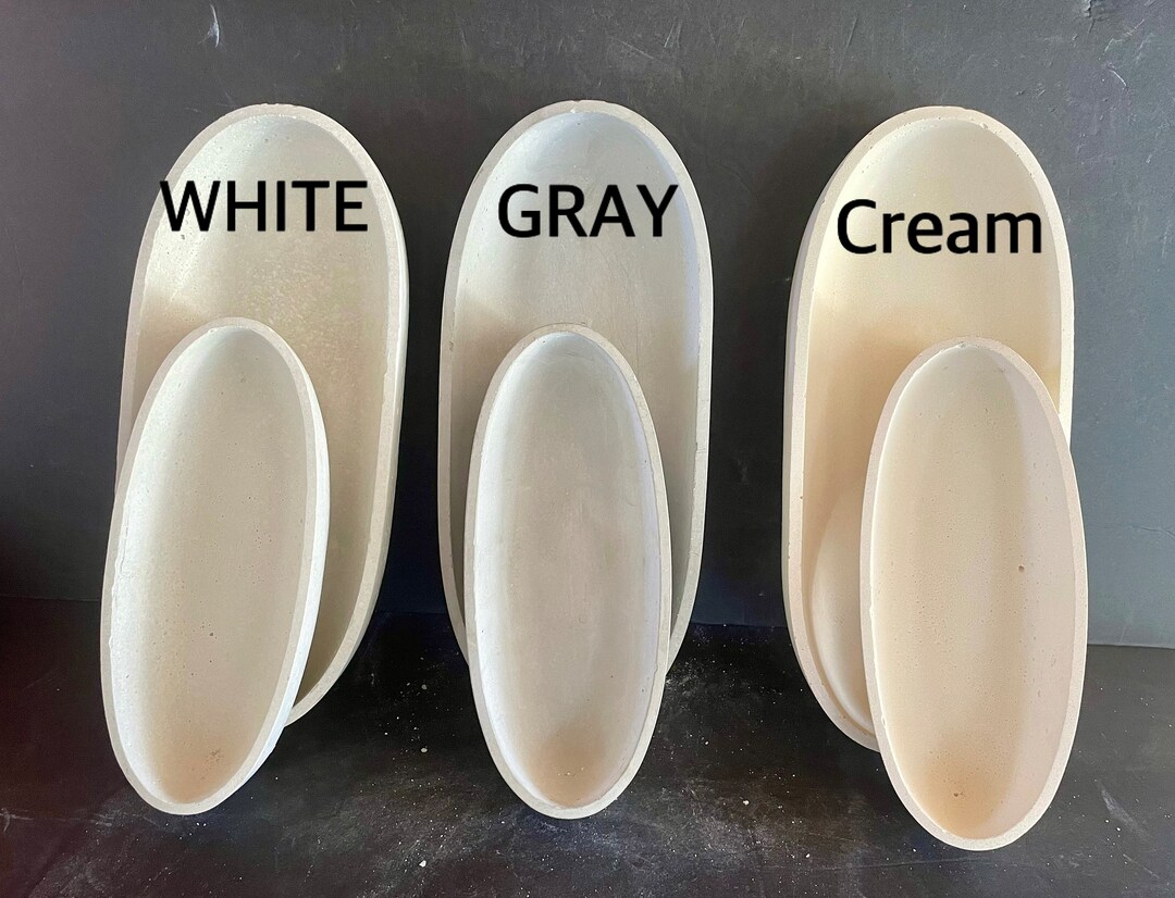 Cement Bowl Concrete Planter Candle Vessel Sealant & Cork Options