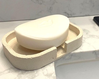 Cement SOAP Holder | Eco-Friendly Sealant | Concrete Handsoap Dish | HANDMADE | JLK