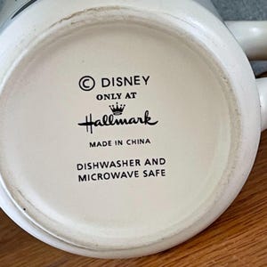 Vintage Disney Mickey Mouse Mug Set Applause Hallmark Coffee Cup Collection Retro Disney Kitchen Decor Gift for Disney Fans image 5
