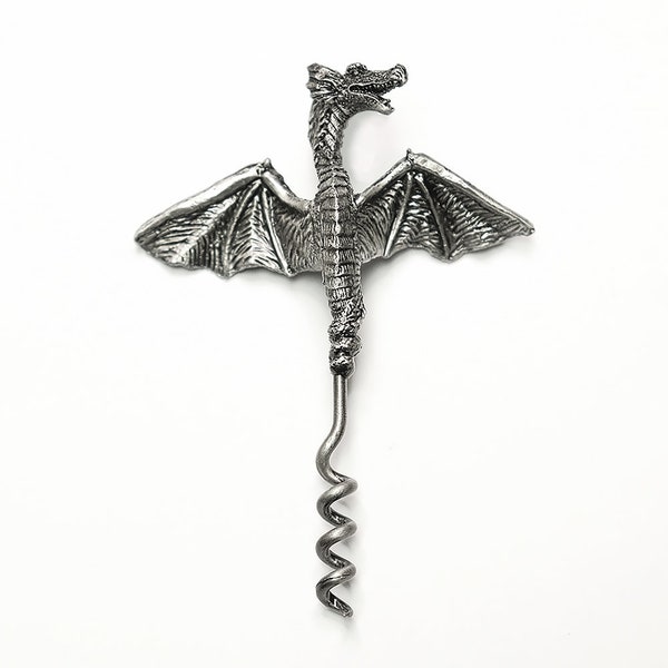 Dragon Wine Opener / 3D Metal / Accessories for Home Bar Restaurant For Fantasy Style Lover