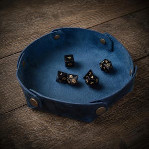 DIY Leather Hexagon Dice Tray Pattern (PDF Download)