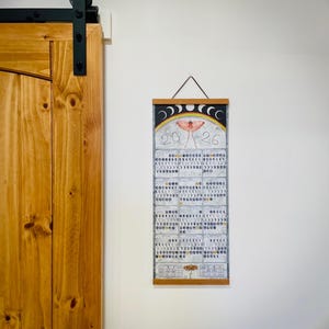 Calendario de fases lunares, 2026. Edición "Canción". ¡Arte funcional y caprichoso! imagen 11