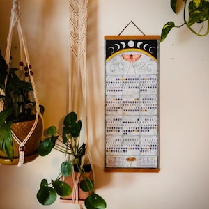 Calendario de fases lunares, 2026. Edición "Canción". ¡Arte funcional y caprichoso! imagen 3