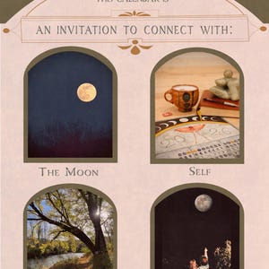 Calendario de fases lunares, 2026. Edición "Canción". ¡Arte funcional y caprichoso! imagen 15