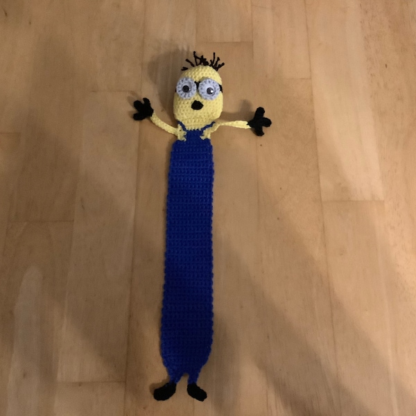 Gehäkelter Minion Lesezeichen