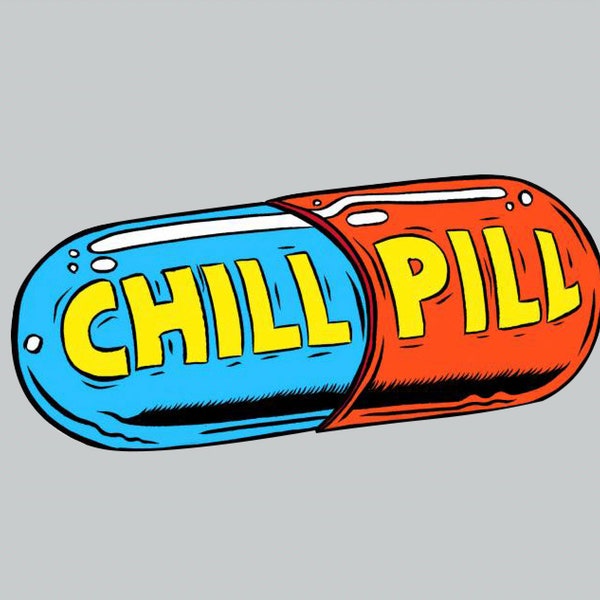 Sticker - Chill Pill - car, truck, laptop sticker