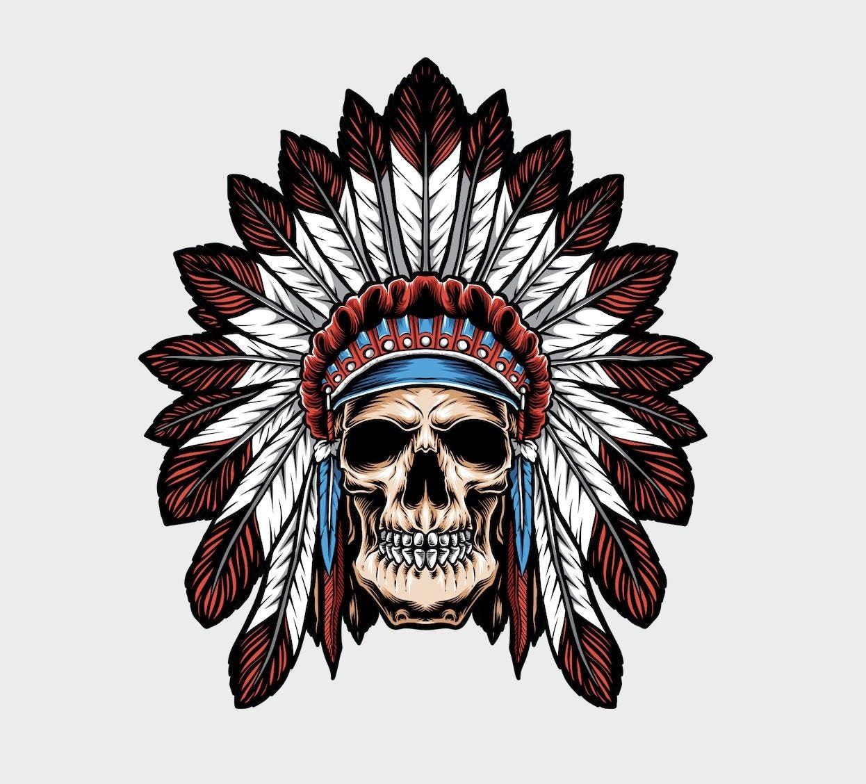Skull Full Face Motorcycle Helmets 2x 3D Skull Decal Stickers