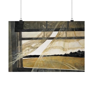 Wind from the Sea by Andrew Wyeth Poster Multiple Sizes